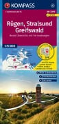 Cover-Bild zum Titel 'KOMPASS Fahrradkarte 3319 Rügen, Stralsund, Greifswald 1:70.000' von ''