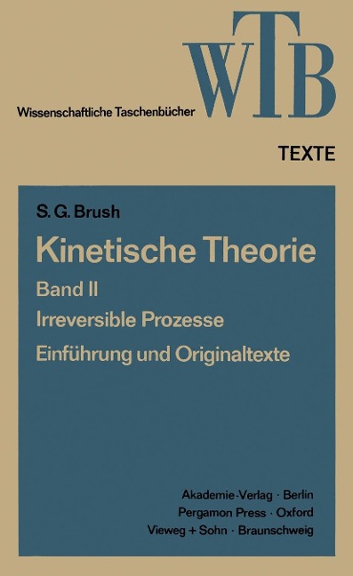 Kinetische Theorie II - Stephen G. Brush
