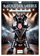 Cover-Bild zum Titel 'Rockstar Labbi (Wandkalender 2026 DIN A4 hoch), CALVENDO Monatskalender' von 'Tim Alberts'