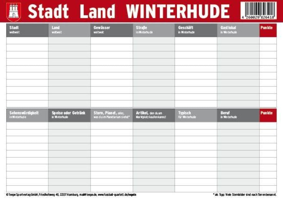 Hamburg: Stadt Land Winterhude - 