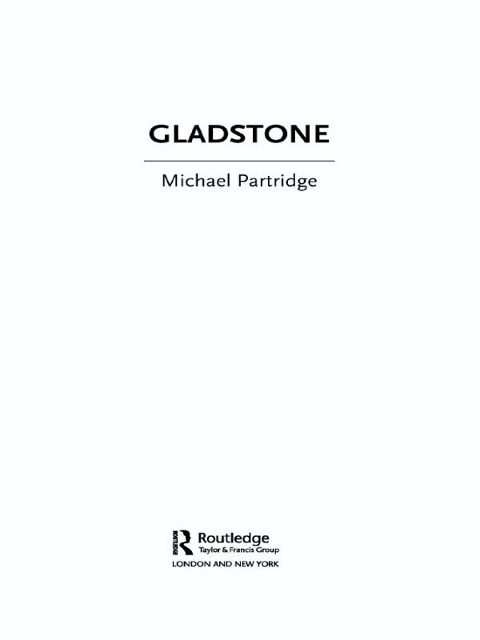 Gladstone - Michael Partridge