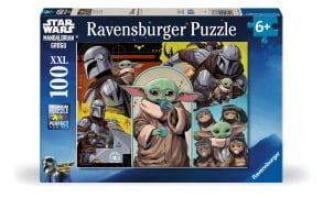 Cover-Bild zum Titel 'Kinderpuzzle 100 XXL Teile - Star Wars The Mandalorian - The Mandalorian & Grogu' von ''