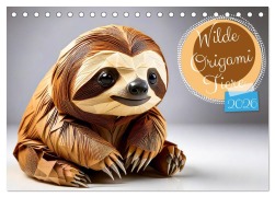Cover-Bild zum Titel 'Wilde Origami Tiere (Tischkalender 2026 DIN A5 quer), CALVENDO Monatskalender' von 'Sell Pixs:Sell'