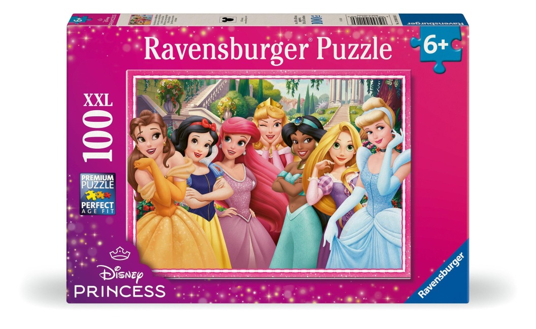 Kinderpuzzle 100 XXL Teile - Disney Prinzessinnen - Das Leben ist ein Märchen - 