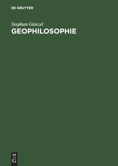 Geophilosophie - Stephan Günzel