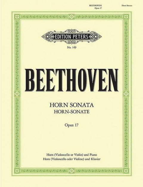 Horn Sonata in F Op. 17 (Edition for Horn/Cello/Violin and Piano) - Ludwig van Beethoven, Friedrich Grützmacher, Friedrich Hermann