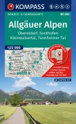 Cover-Bild zum Titel 'KOMPASS Wanderkarten-Set 003 Allgäuer Alpen, Oberstdorf, Sonthofen, Kleinwalsertal, Tannheimer Tal (2 Karten) 1:25.000' von ''