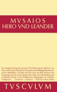Cover-Bild zum Titel 'Hero und Leander und die weiteren antiken Zeugnisse' von 'Musaios'