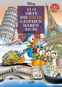 Cover-Bild zum Titel '11 1/2 Orte, die Ente gesehen haben muss' von 'Walt Disney, Joachim Stahl'