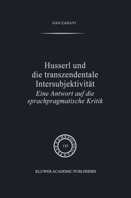 Husserl und Die Transzendentale Intersubjektivität - D. Zahavi