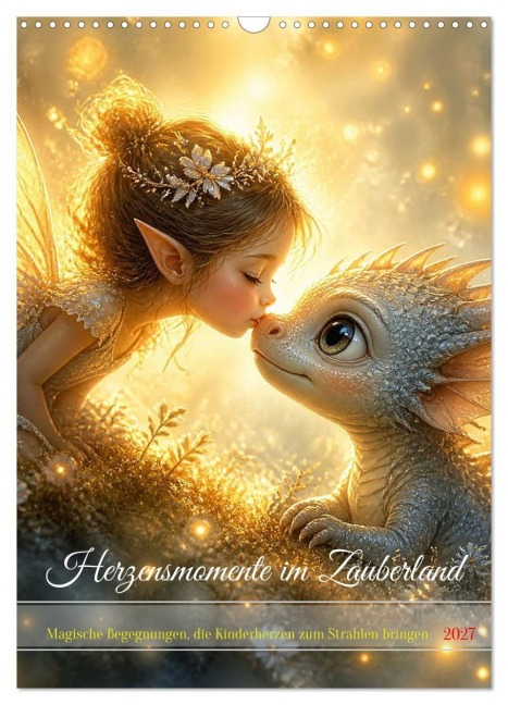 Herzensmomente im Zauberland (Wandkalender 2027 DIN A3 hoch), CALVENDO Monatskalender - Liam Blue
