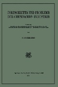 Cover-Bild zum Titel 'Fortschritte und Probleme der Chemischen Industrie' von 'Carl Duisberg'