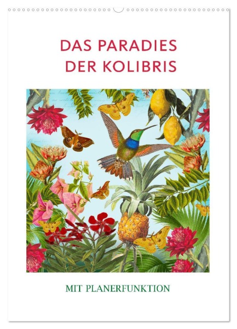 Das Paradies der Kolibris (Wandkalender 2026 DIN A2 hoch), CALVENDO Monatskalender - Christine B-B Müller