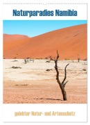 Cover-Bild zum Titel 'Naturparadies Namibia (Wandkalender 2026 DIN A2 hoch), CALVENDO Monatskalender' von 'Teresa Schade'