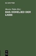 Cover-Bild zum Titel 'Das Hohelied der Liebe' von ''