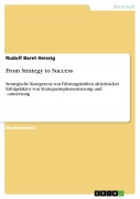Cover-Bild zum Titel 'From Strategy to Success' von 'Rudolf Baret Heissig'