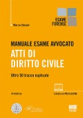 Cover-Bild zum Titel 'Manuale esame avvocato. Atti di diritto civile. Oltre 50 tracce esplicate' von 'Marco Zincani'