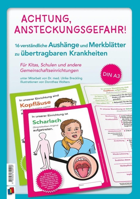 Achtung, Ansteckungsgefahr! - Verständliche Aushänge und Merkblätter zu übertragbaren Krankheiten - 