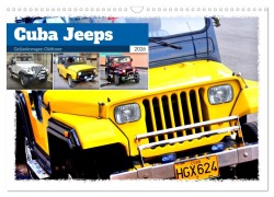 Cover-Bild zum Titel 'Cuba Jeeps - Geländewagen Oldtimer (Wandkalender 2026 DIN A3 quer), CALVENDO Monatskalender' von 'Henning von Löwis of Menar'