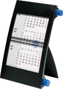 Cover-Bild zum Titel 'rido/idé 7038000307 3-Monats-Tischkalender 2027 90×120 mm, blau/schwarz' von ''