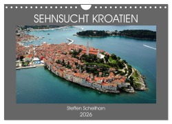 Cover-Bild zum Titel 'SEHNSUCHT KROATIEN (Wandkalender 2026 DIN A4 quer), CALVENDO Monatskalender' von 'Steffen Schellhorn'