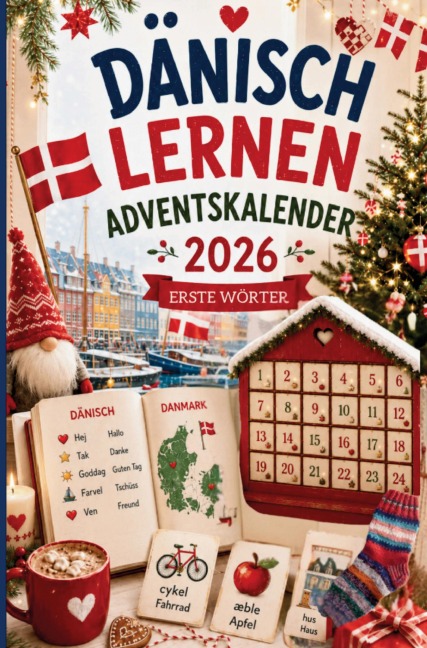 Dänisch lernen Adventskalender 2026 - Erste Wörter - Björn Breckmann