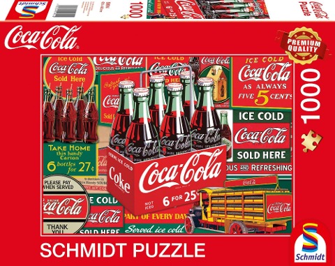 Coca Cola Puzzle 1000 Teile. Motiv Klassiker - 