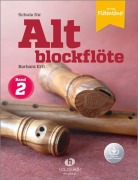 Cover-Bild zum Titel 'Schule für Altblockflöte 2 (mit Audio-Download)' von 'Barbara Ertl'