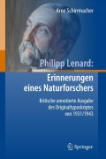 Cover-Bild zum Titel 'Philipp Lenard: Erinnerungen eines Naturforschers' von 'Arne Schirrmacher'