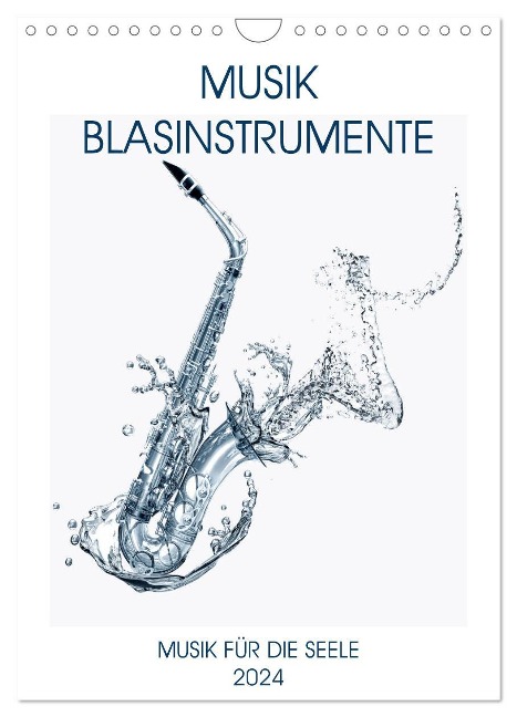 Musik Blasinstrumente (Wandkalender 2024 DIN A4 hoch), CALVENDO Monatskalender - W. W. Voßen - Herzog von Laar am Rhein