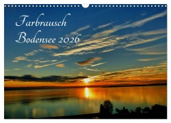 Cover-Bild zum Titel 'Farbrausch Bodensee (Wandkalender 2026 DIN A3 quer), CALVENDO Monatskalender' von 'Sabine Brinker'