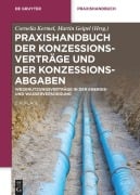 Cover-Bild zum Titel 'Praxishandbuch der Konzessionsverträge und der Konzessionsabgaben' von ''