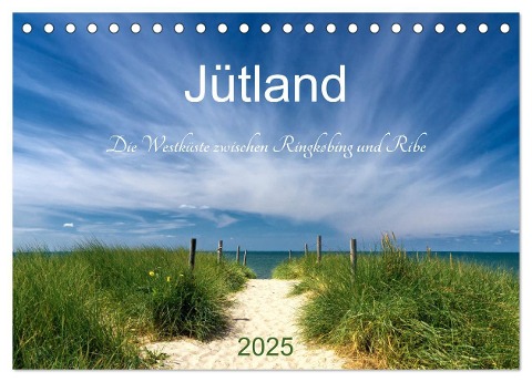 Jütland. Die Westküste zwischen Ringkøbing und Ribe (Tischkalender 2025 DIN A5 quer), CALVENDO Monatskalender - Klaus Kolfenbach