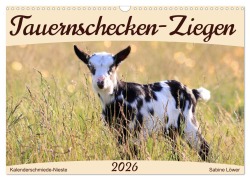 Cover-Bild zum Titel 'Tauernschecken-Ziegen (Wandkalender 2026 DIN A3 quer), CALVENDO Monatskalender' von 'Sabine Löwer'