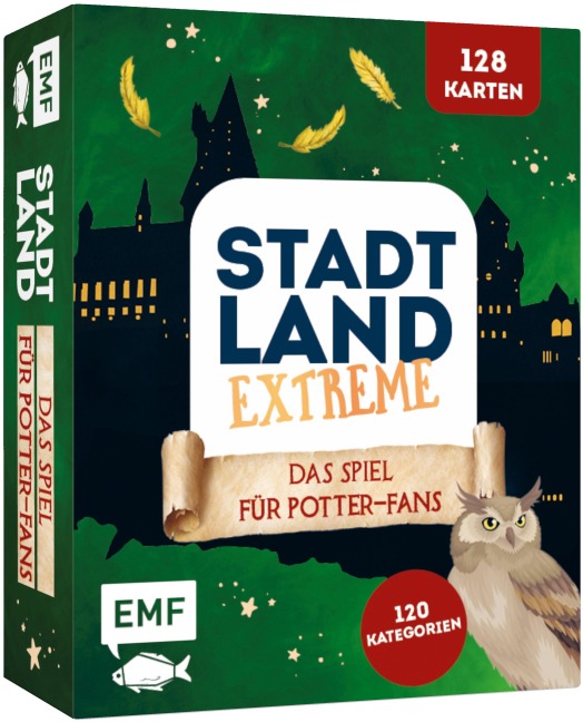 Kartenspiel: Stadt, Land, Extreme - Das inoffizielle Spiel für Harry Potter-Fans mit 128 Karten - 
