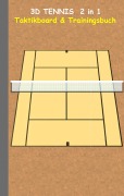 Cover-Bild zum Titel '3D Tennis 2 in 1 Taktikboard und Trainingsbuch' von 'Theo Von Taane'