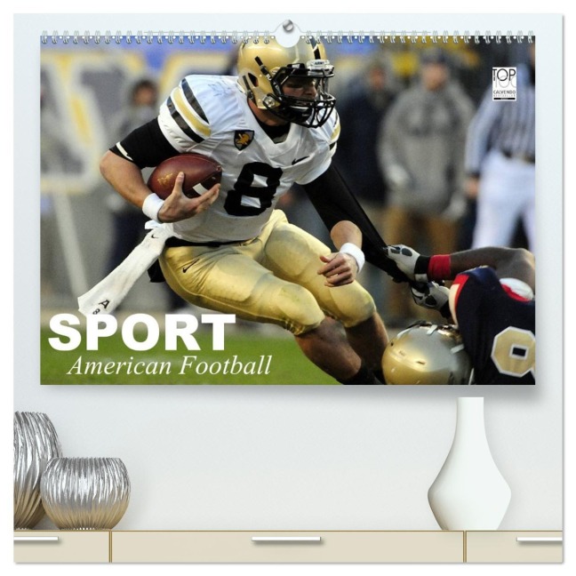 Sport. American Football (hochwertiger Premium Wandkalender 2026 DIN A2 quer), Kunstdruck in Hochglanz - Elisabeth Stanzer