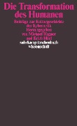 Cover-Bild zum Titel 'Die Transformation des Humanen' von ''
