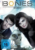 Cover-Bild zum Titel 'Bones - Die Knochenjägerin' von 'Hart Hanson, Kathy Reichs, Elizabeth Benjamin, Noah Hawley, Stephen Nathan'