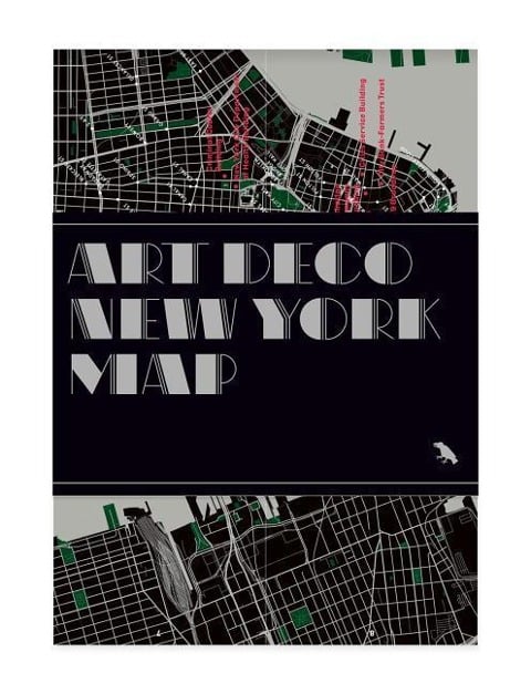 Art Deco New York Map - Allison Meier