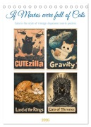 Cover-Bild zum Titel 'If Movies where full of Cats (Desk Calendar 2026 DIN A5 portrait), CALVENDO 12 Month DeskCalendar' von 'Kerstin Waurick'