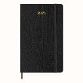 Moleskine Precious & Ethical 12 Monate Wochen Notizkalender 2025, L/A5, Liniert, Weicher Einband, Mamba Schwarz mit Box - 