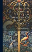 Peri semeion Odysseias reliquiae emendatiores. Edidit Otto Carnuth - Aristonicus Alexandrinus