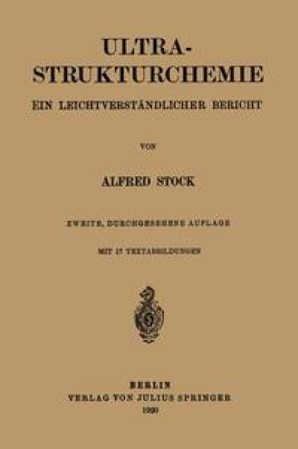 Ultra-Strukturchemie - Alfred Stock