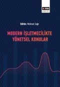 Cover-Bild zum Titel 'Modern Isletmecilikte Yönetsel Konular' von 'Mehmet Sagir'