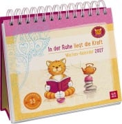 Cover-Bild zum Titel 'Postkartenkalender 2027: Om-Katze: In der Ruhe liegt die Kraft' von ''