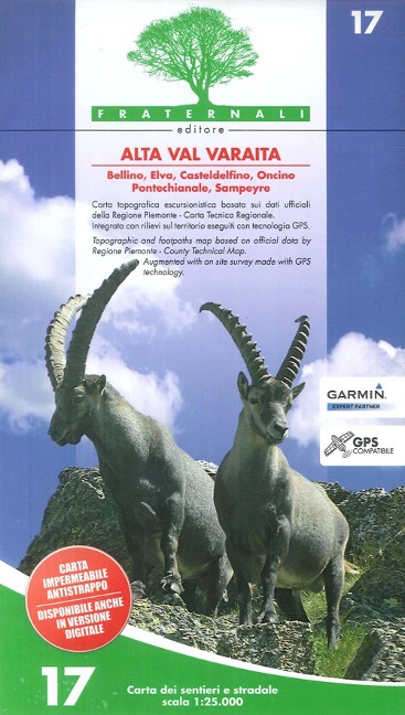 Carta n. 17. Alta val Varaita - 