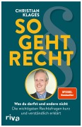 Cover-Bild zum Titel 'So geht Recht' von 'Christian Klages'