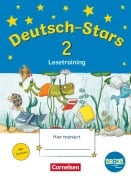 Cover-Bild zum Titel 'Deutsch-Stars - BOOKii-Ausgabe - 2. Schuljahr. Lesetraining. Übungsheft mit Lösungen' von 'Ursula von Kuester, Annette Webersberger, Cornelia Scholtes'