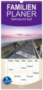 Cover-Bild zum Titel 'Familienplaner 2027 - Sehnsucht Sylt mit 5 Spalten (Wandkalender, 21 x 45 cm) CALVENDO' von 'Nordbilder'